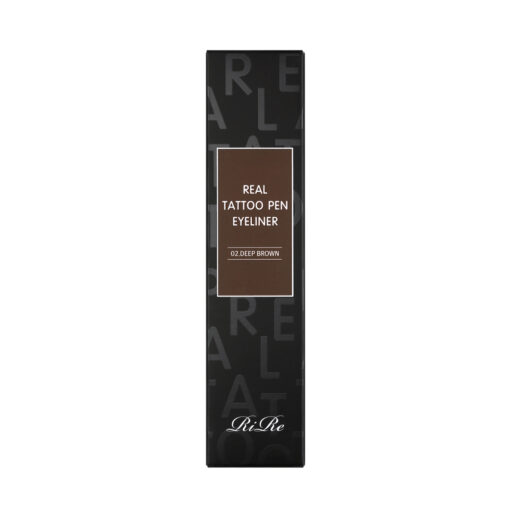 RiRe Real Tattoo Pen Eyeliner 02.Deep Brown 0.8ml *Product expires 2/2025