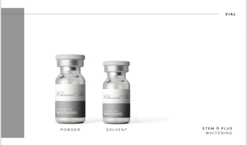 Channel Pro Stem Plus Whitening w/ 33% Exosomes Box w/ 5 Vials *Solvent from McCosmetics Serum Solution - Image 2