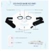 LED Face Mask - 90 Colorful LED Lights_sale