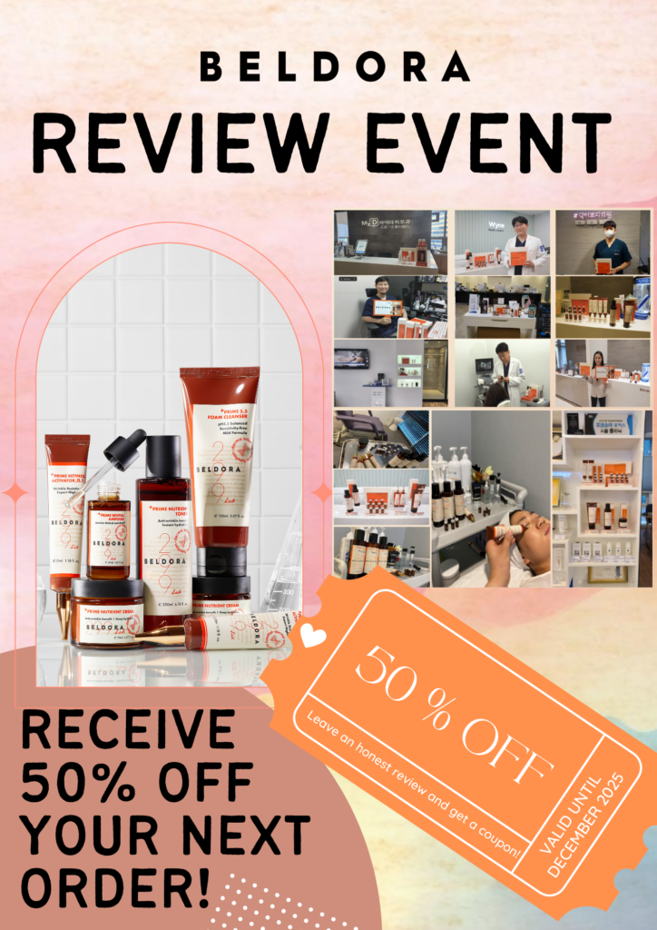 Beldora Review Event, Receive 50% off your next order