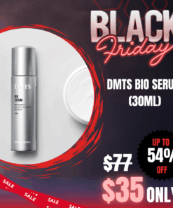 DMTS Bio Serum (30ml)_Black Friday Korean Skincare Sale The DMTS Bio Skincare Line features key ingredients such as Hydrolyzed Rye Phyto Placenta Extract, Edelweiss Callus Culture Extract, and growth factor peptides. Designed for post-DMTS treatment aftercare and home care, this product line enhances the overall effectiveness of the procedure while promoting rapid skin calming and recovery. DMTS Bio Serum (30ml) Dual functional cosmetics - whitening & wrinkle care Improve skin elasticity and relieves wrinkles and hyper pigmentation. Ingredients: Purified Water, Glycerin, Butylene Glycol, Dipropylene Glycol, 1,2-Hexanediol, Niacinamide, Carbomer, Cholesteryl Isostearate, Allantoin, Sodium Hyaluronate, Polysorbate 20, Artemisia Vulgaris Extract, Centella Asiatica Extract, Hydrolyzed Rye Phyto Placenta Extract, Ulmus Davidiana Root Extract, Glycyrrhiza Glabra (Licorice) Root Extract, Polyquaternium-51, Scutellaria Baicalensis Root Extract, Panax Ginseng Root Extract, Ophiopogon Japonicus Root Extract, Scutellaria Baicalensis Extract, Green Tea Extract, Adenosine, Portulaca Oleracea Extract, Dioscorea Japonica Root Extract, Fragrance, Edelweiss Callus Culture Extract, Propolis Extract, Apricot Kernel Extract, Dioscorea Japonica Root Extract, Matricaria Flower Extract, Cnidium Officinale Root Extract, Houttuynia Cordata Extract, Beta-Glucan, Caprylyl Glycol, Squalane, Phospholipids, Ceramide NP, Edelweiss Callus Glycerin Extract, Panax Ginseng Callus Culture Extract, Phytosterol, Beta-Sitosterol, Tocopherol, Palmitoyl Tripeptide-1, Palmitoyl Tetrapeptide-7, Palmitoyl Hexapeptide-12, Acetyl Hexapeptide-8, Acetyl Octapeptide-3, Acetyl Hexapeptide-22
