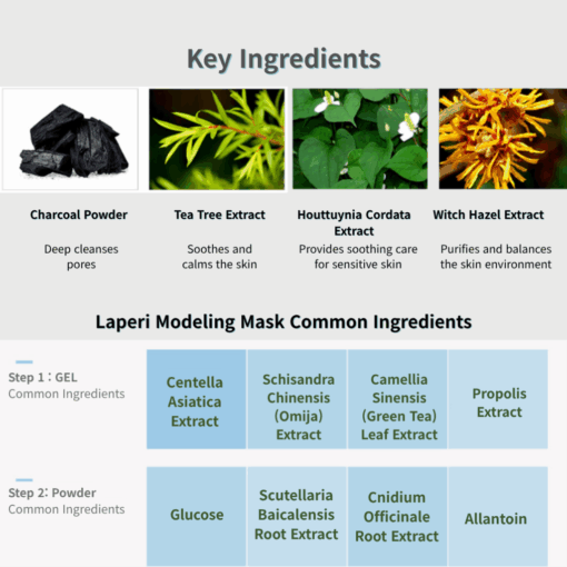 Laperi Purifying Perfection Modeling Mask (Gel 60g + Powder 6g) - Image 4