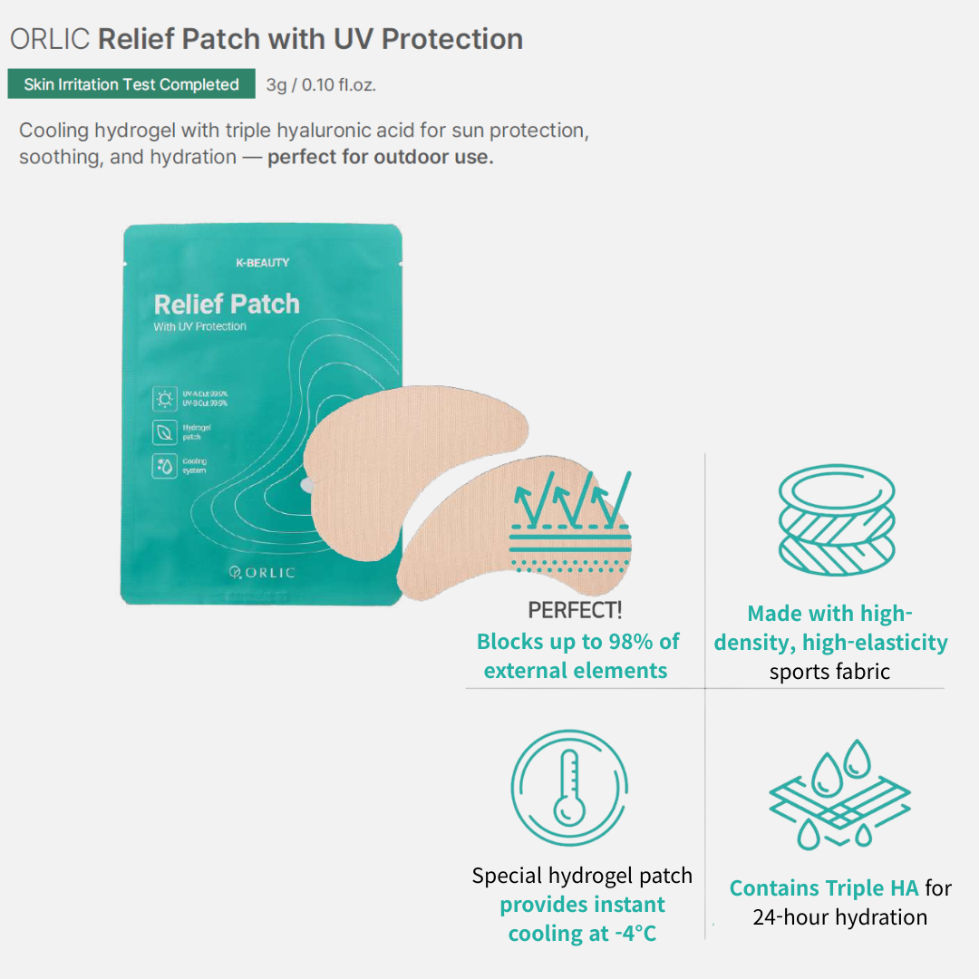 Orlic Relief patch with UV protection (3g)