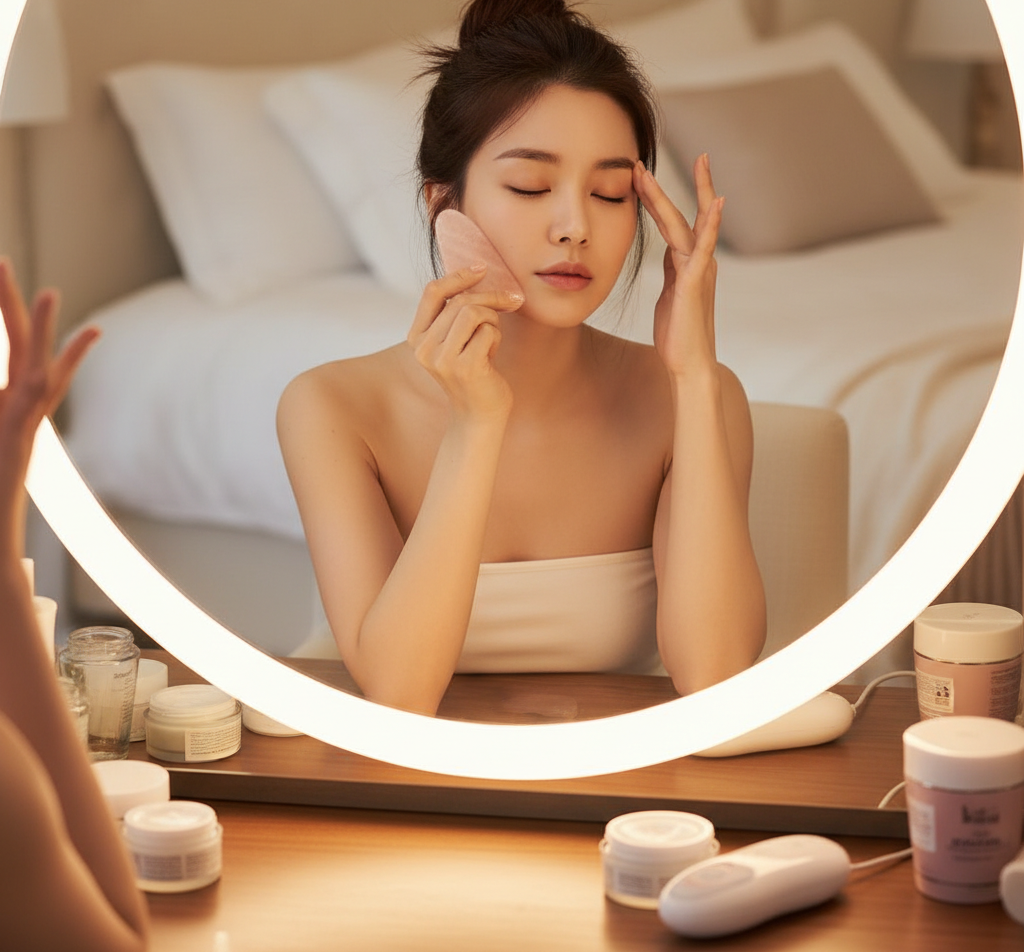 Korean skincare, K-beauty massage