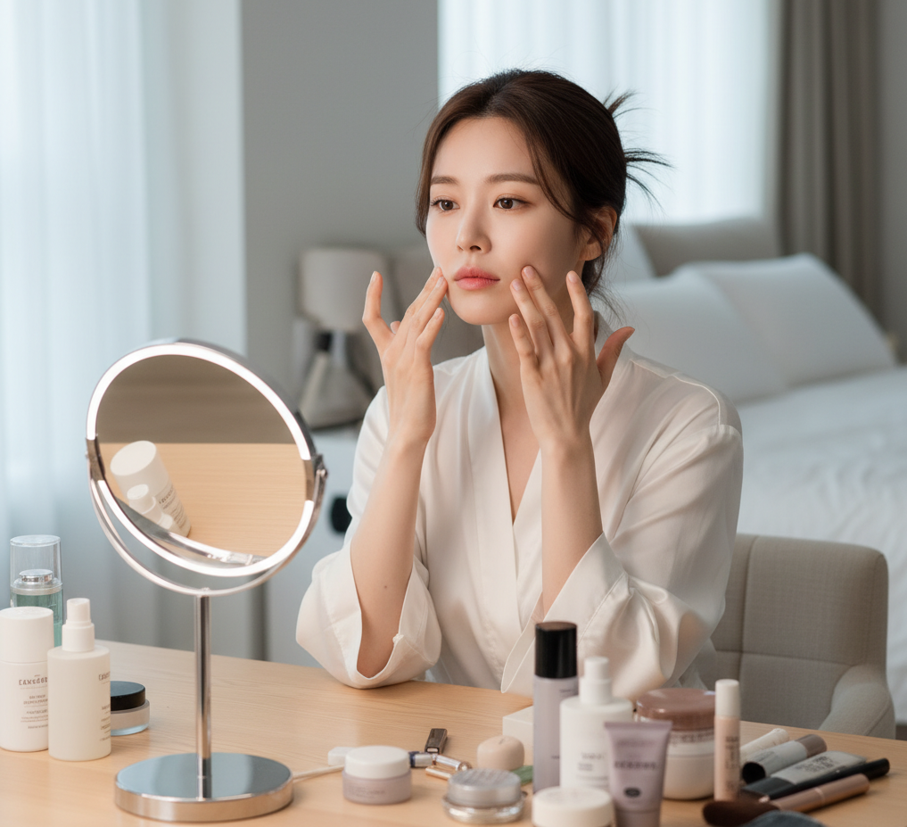 Korean skincare, K-beauty massage