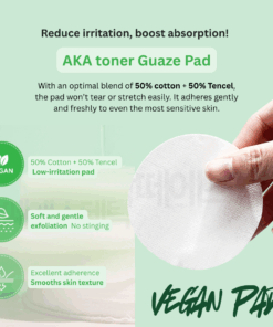 Dr.SANTE AKA Toner Pad - 200 Pads Option 1 . Dr. Sante AKA Toner Pad (200 Pads) Option 2. Dr. Sante AKA Toner Pad (200 Pads) + Dr. Sante Artemisia AKA Toner (200ml) Dr. Sante Vegan Pad for Problematic Skin! Gentle on skin, powerful in delivery — soothes irritation while boosting absorption. VEGAN PAD – Made with an optimal blend of 50% cotton + 50% Tencel, it provides a fresh, non-irritating touch even for sensitive skin.