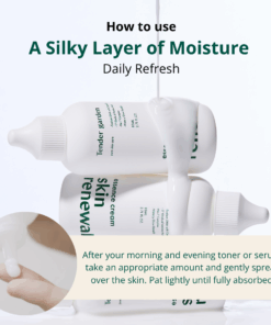 Tender garden Skin Renewal Essence Cream (80ml) Transparently Radiant Pure Glow Skin Clearly Radiant Power Hydro-toxin Skin Hydro-toxin + Hydro Volume + Hydro Coating = 3-in-1 Care The double synergy effect of glutathione and collagen provides triple radiance care with inner glow, aqua glow, and clear glow for bright and vibrant skin. Clinically Proven High-Performance Care Clinical confirmation of immediate moisture improvement felt from just one use. Additionally, verified various skin efficacy benefits including moisture plumping effects and definitive lifting improvement for under-eyes, cheeks, and chin. NEXT-GEN APPLYING “HYDRO-Glow TOX” PHYTO PDRN SKIN THEARAPY LINE Camellia PDRN ; Hydro-toxin Combines high-purity 99% PHYTO PDRN components with 3D moisture technology. 110 Billion Exosomes ; Hydro Plumping Baby Collagen (17 Amino Acids) ; Hydro Coating