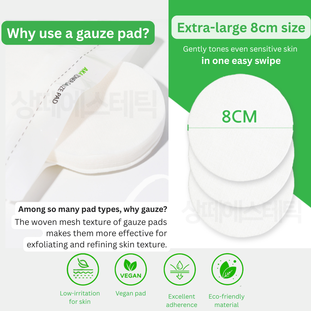 Dr.SANTE AKA Toner Pad - 200 Pads Option 1 . Dr. Sante AKA Toner Pad (200 Pads) Option 2. Dr. Sante AKA Toner Pad (200 Pads) + Dr. Sante Artemisia AKA Toner (200ml) Dr. Sante Vegan Pad for Problematic Skin! Gentle on skin, powerful in delivery — soothes irritation while boosting absorption. VEGAN PAD – Made with an optimal blend of 50% cotton + 50% Tencel, it provides a fresh, non-irritating touch even for sensitive skin.