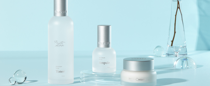 Korean aesthetic skincare, small face facial, lifting facial, Laperi, Moisture Fariy Line, K-beauty