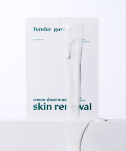 Tender garden Skin Renewal Cream Sheet Mask 30g_Black Friday Korean Skincare Sale Tender garden Skin Renewal Cream Sheet Mask (30g) - 1sheet Perfect Makeup Condition S.O.S Deep-Rising Moisture Lifting / Soothing & Moisturizing Dual Care Camellia PDRN + Exosome + NB P-Complex robustly replenish moisture and restore skin barrier for healthy skin condition renewal. Clinically Proven High-Performance Care Skin cooling, compromised skin barrier improvement, deep skin moisturizing, and elasticity improvement effects confirmed through 4 clinical tests. NEXT-GEN APPLYING “HYDRO-Glow Tox” PHYTO PDRN SKIN THEARAPY LINE
