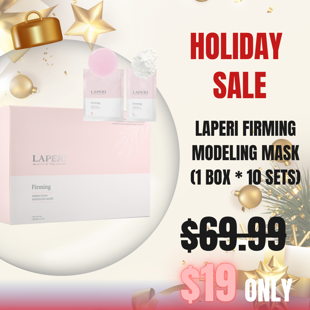 Laperi Gel Modeling Mask (1 box / 10 treatments)_Soothing / Purifying / Firming Laperi the nature inspires aesthetic. It is a high-tech modeling mask that does not dry out. It is excellent for hydrating and soothing skin and delivers active ingredients deep into the skin. The Laperi Perfection Modeling Mask is a high-tech facial pack with a special formulation that does not dry for 72 hours. It is used by mixing high-concentration essence gel and high-quality glucose powder without mixing water. Compared to general modeling, it has a very good sense of moisture and cooling, and has excellent adhesion, effectively delivering active ingredients to the depth of the skin. It is convenient because it can be used without weighing, and it is clean because there is no residue left after removal. Laperi Soothing Perfection Modeling Mask (1box /10ea) It is a mask that soothes sensitive and dry skin. Borge extract comfortably soothes red and hot skin, and kelp extract moisturizes and smooths the texture of the skin. Laperi Firming Perfection Modeling Mas (1box / 10ea) Firming anti-aging mask that sagging and aged skin or stressed skin. Laperi Purifying Perfection Modeling Mask (1box / 10ea) This Modeling mask soothes oily and purifies pores.