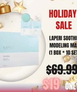 Laperi Gel Modeling Mask (1 box / 10 treatments)_Soothing / Purifying / Firming Laperi the nature inspires aesthetic. It is a high-tech modeling mask that does not dry out. It is excellent for hydrating and soothing skin and delivers active ingredients deep into the skin. The Laperi Perfection Modeling Mask is a high-tech facial pack with a special formulation that does not dry for 72 hours. It is used by mixing high-concentration essence gel and high-quality glucose powder without mixing water. Compared to general modeling, it has a very good sense of moisture and cooling, and has excellent adhesion, effectively delivering active ingredients to the depth of the skin. It is convenient because it can be used without weighing, and it is clean because there is no residue left after removal. Laperi Soothing Perfection Modeling Mask (1box /10ea) It is a mask that soothes sensitive and dry skin. Borge extract comfortably soothes red and hot skin, and kelp extract moisturizes and smooths the texture of the skin. Laperi Firming Perfection Modeling Mas (1box / 10ea) Firming anti-aging mask that sagging and aged skin or stressed skin. Laperi Purifying Perfection Modeling Mask (1box / 10ea) This Modeling mask soothes oily and purifies pores.