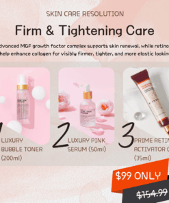 New year skincare resolution - Firm & Tightening