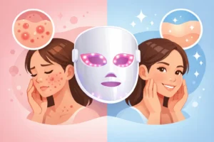 LED Mask Acne Before After: What to Expect
